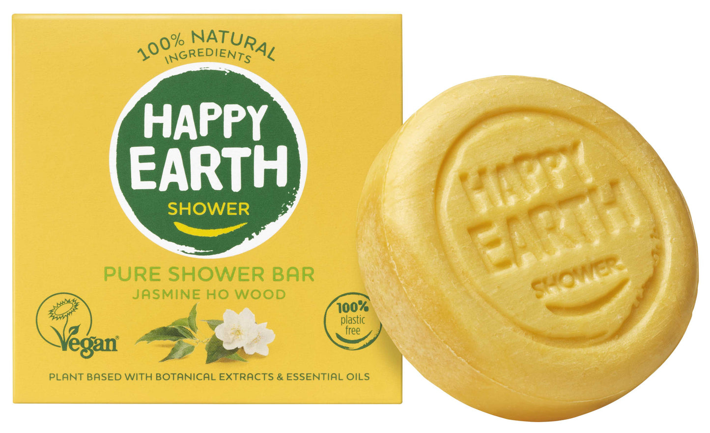 
                  
                    Duurzaam reispakket: deo, shampoo bar en shower bar Jasmine Ho Wood Happy Earth
                  
                