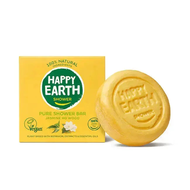 
                  
                    Duurzaam verzorgingspakket: deo, shampoo bar en shower bar Jasmine Ho Wood Happy Earth
                  
                