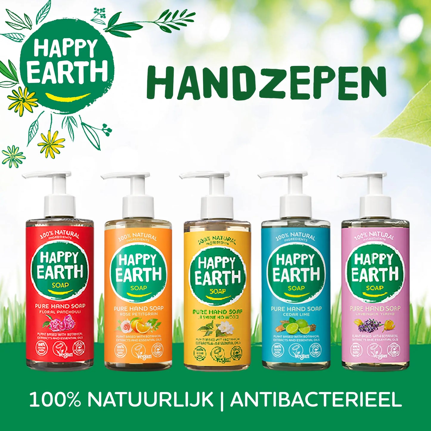 
                  
                    Handzeep Navulverpakking Jasmine Ho Wood Happy Earth
                  
                