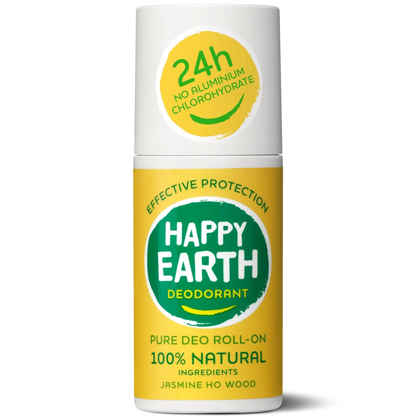 Natuurlijke Deodorant Roller Jasmine Ho Wood Happy Earth