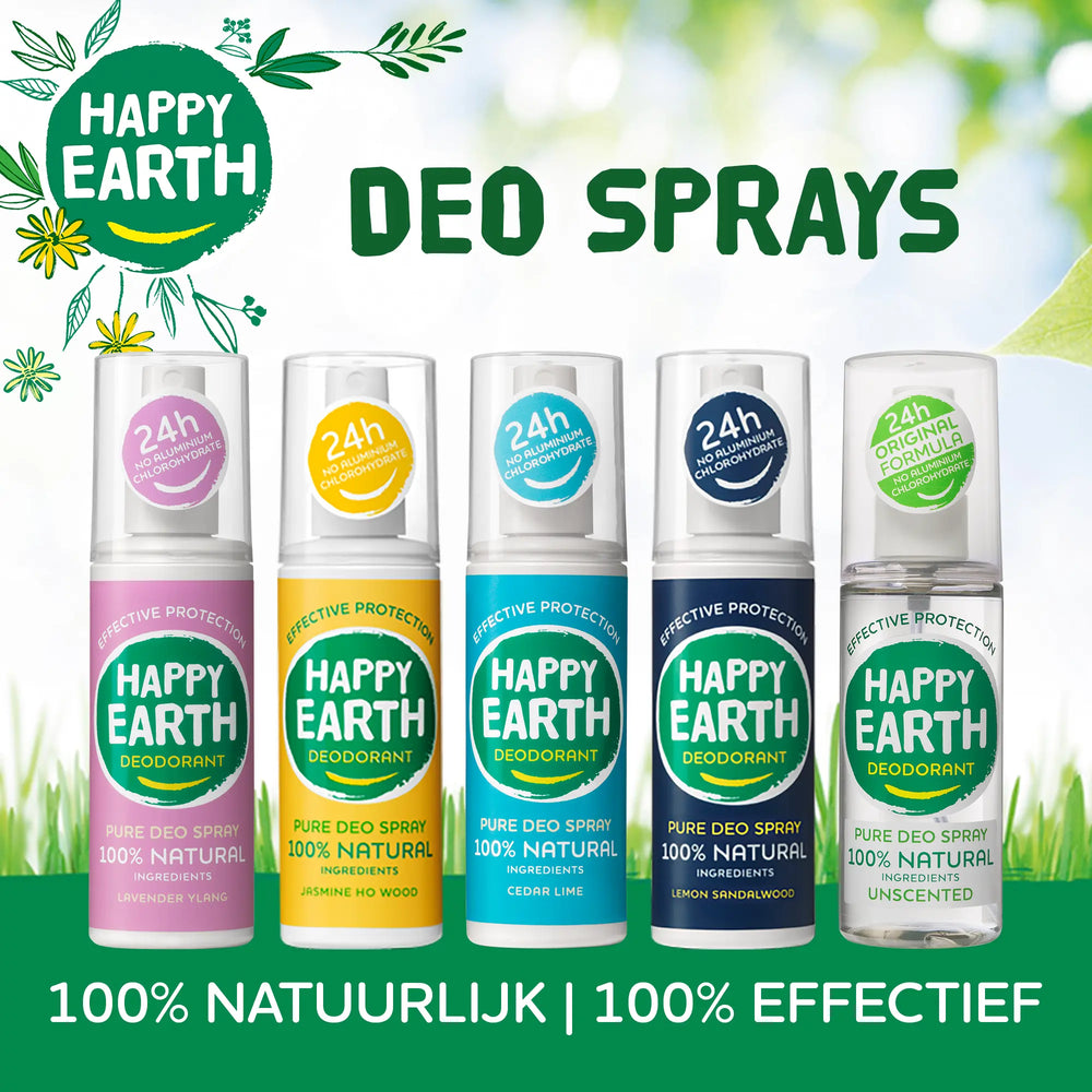 
                  
                    Natuurlijke Deodorant Spray Cedar Lime Happy Earth
                  
                