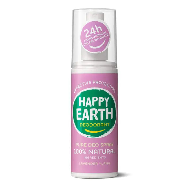 Natuurlijke Deodorant Spray Lavender Ylang Happy Earth