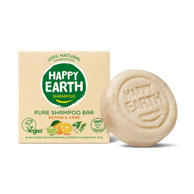 
                  
                    Plasticvrije Shampoo Bar Repair & Care Happy Earth
                  
                