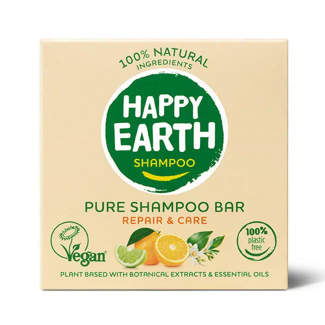 
                  
                    Plasticvrije Shampoo Bar Repair & Care Happy Earth
                  
                