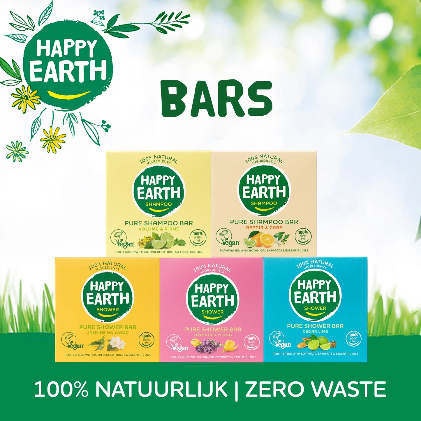 
                  
                    Plasticvrije Shampoo Bar Repair & Care Happy Earth
                  
                