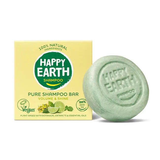 
                  
                    Plasticvrije Shampoo Bar Volume & Shine Happy Earth
                  
                