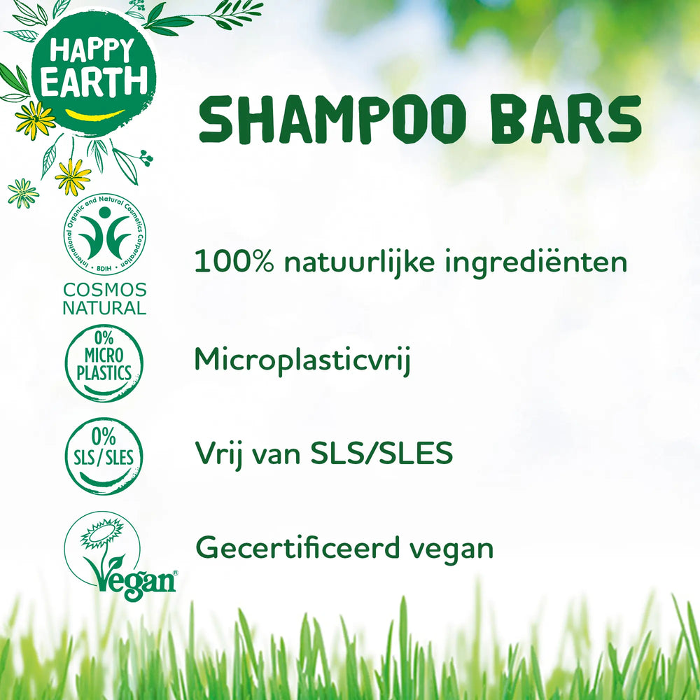 
                  
                    Plasticvrije Shampoo Bar Volume & Shine Happy Earth
                  
                