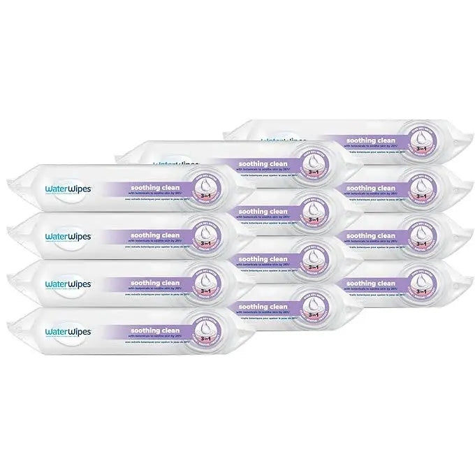 WaterWipes Soothing Clean Doekjes Voordeelbundel (576 doekjes) Happy Earth