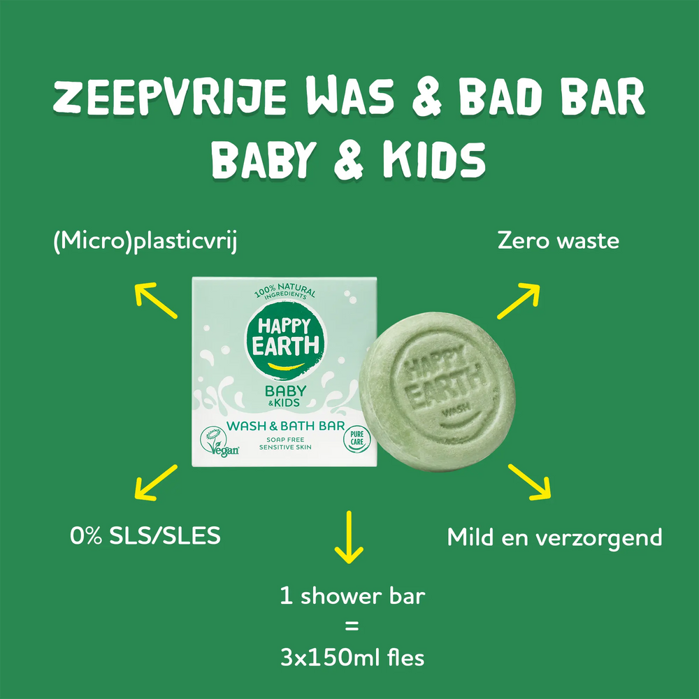 
                  
                    Zeepvrije Was & Bad Bar Baby & Kids Happy Earth
                  
                