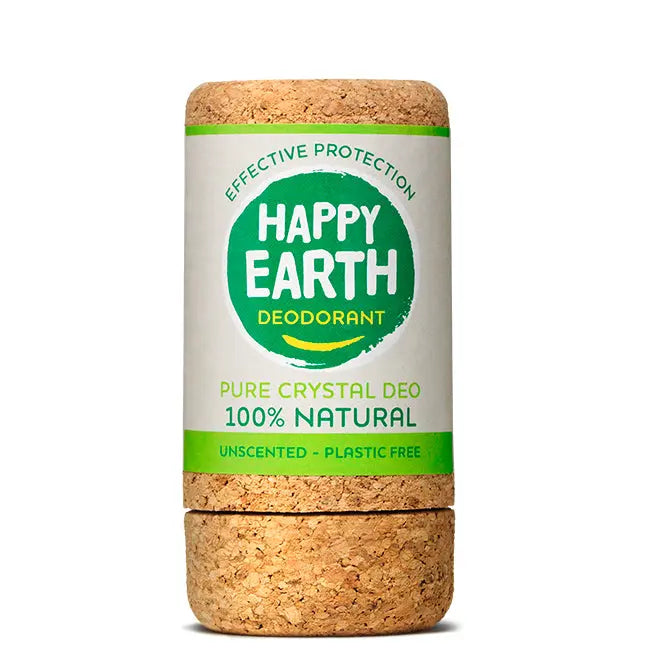 Happy Earth Natuurlijke Deodorant Crystal Stick Unscented 90gr Happy Earth