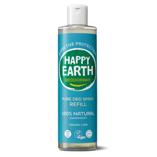 
                  
                    Happy Earth Natuurlijke Deodorant Spray navulverpakking Cedar Lime 300ml Happy Earth
                  
                