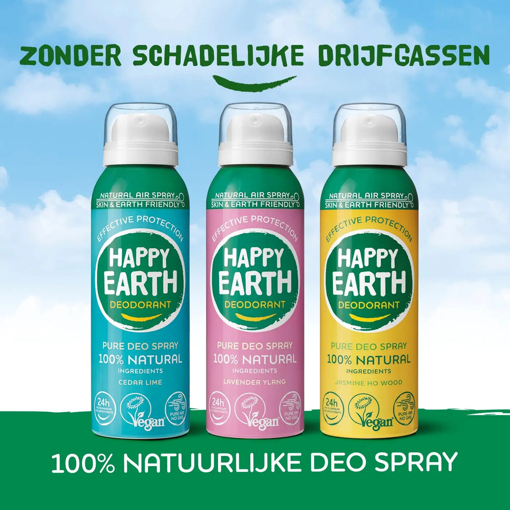 
                  
                    Natuurlijke Deodorant Air Spray Cedar Lime Happy Earth
                  
                