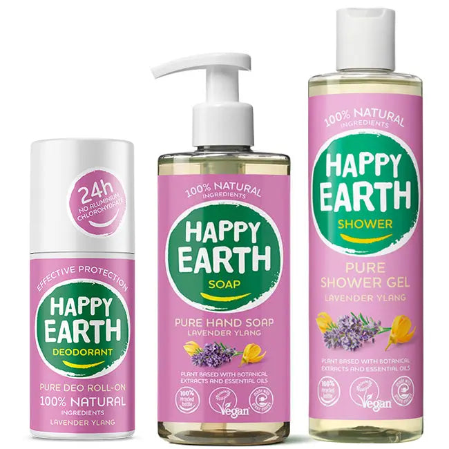 Natuurlijke Lavender Ylang Voordeelbundel Happy Earth
